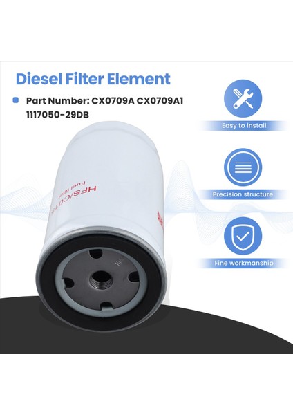 Faw Jiefang Otomotiv Için CX0709A1 Yakıt/su Ayırıcı 1117050-29DB (Yurt Dışından) fırsatları