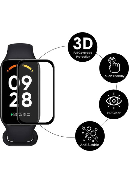Redmi Band 2 Için Enkay Hat Prınce Çizilmeye Dalı 3D Kavisli Pmma Ekran Koruyucu Yumuşak Pc Kenar Hd Şeffaf Tam Kaplama Filmi (Yurt Dışından) fiyatları