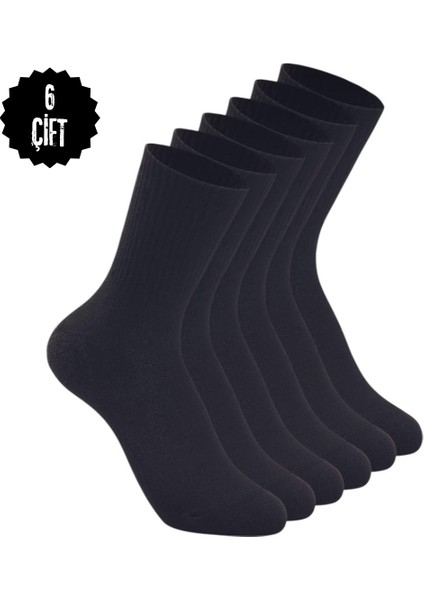6 Çift Unısex Spor Kolej Çorap fiyatları