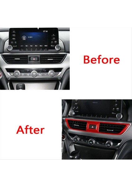 Honda Accord 18-22 Iç Gösterge Paneli Havalandırma Çıkışı Dekor Kaplaması (Yurt Dışından) modelleri
