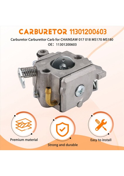 Stıhl Motorlu Testere 017 018 MS170 MS180 Için Karbüratör 11301200603 (Yurt Dışından) fırsatları
