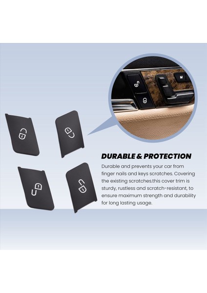 Adet Araba Kapı Koltuğu Hafıza Kilidi Anahtarı Düğmesi Çıkartmaları Kapak Döşemesi (Yurt Dışından) modelleri