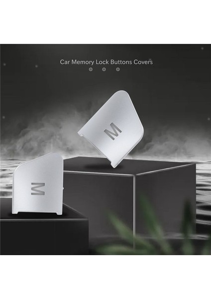 Mercedes Benz Cla/gla/glk/gle/cls Için 12 Adet Araba Kapı Düğmesi Çıkartmaları (Yurt Dışından)