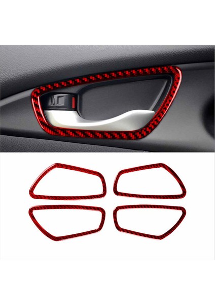 Honda Civic 10. Nesil Iç Kapı Kolu Kapağı Dekorasyonu (Yurt Dışından) fiyatları