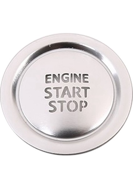 Toyota Harrier Araç Motoru Çalıştırma Anahtarı Düğmesi Çıkartması, Gümüş (Yurt Dışından)