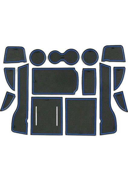 2022+ Honda Civic 11. Nesil Kapı Yuvası Minderi Kaymaz, Mavi (Yurt Dışından)