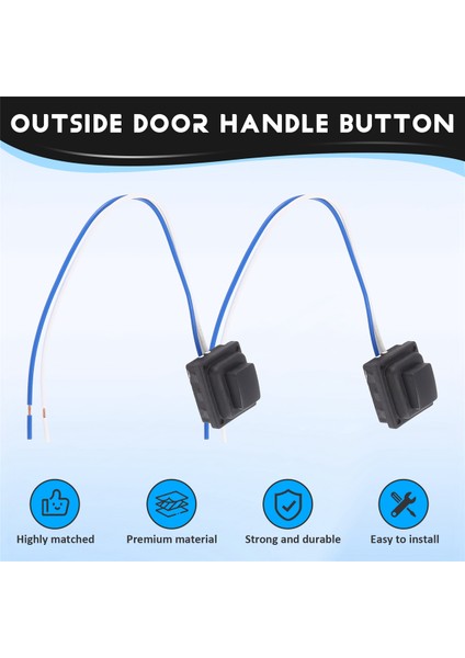 1 Çift Ön Kapı Akıllı Kolu Küçük Düğme 82661-D3710 82651-D3710 (Yurt Dışından) indirimleri