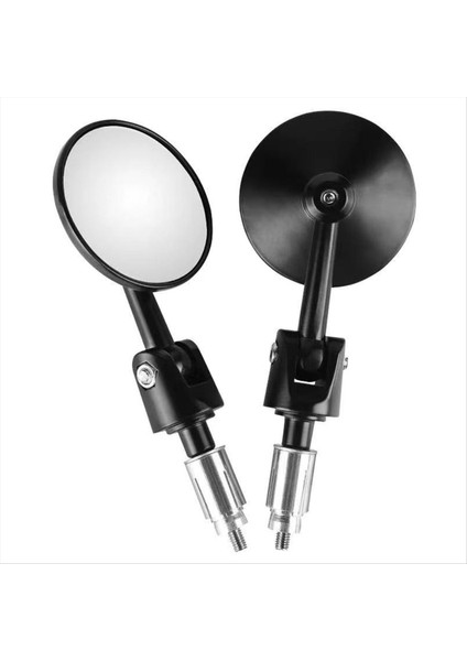 Motosiklet Gidon Yan Aynası Ayarlanabilir Yuvarlak Ayna Evrensel (Yurt Dışından) fiyatları