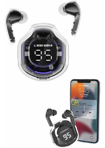 Kablosuz Dijital Göstergeli Powerbanklı Ios ve Android Uyumlu Gaming Kulaklık - MCT7451-7858 fırsatları