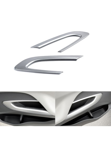 Chevrolet Için 2 Adet Arka Kapı Kolu Çerçevesi Iç Mekan Dekoratif Kapağı (Yurt Dışından) fiyatları