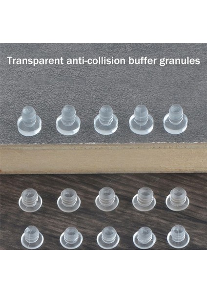 200 Adet Cam Masa Üstü Darbeye Dayanıklı Gömme Kauçuk Kapı Darbe Önleyici Pelet (Yurt Dışından) modelleri