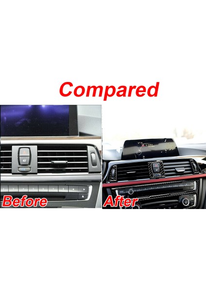 Bmw F30 F32 F32 3 4 Serisi Gt Için 3 Adet Havalandırma Çıkışı Trim Kapağı Çıkartması (Yurt Dışından) modelleri