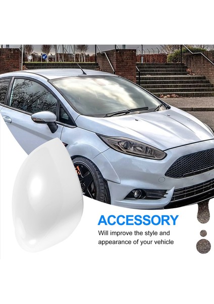 Ford Fiesta 2008 - 2017 Için 1 Adet Sağ Beyaz Yan Ayna Kapağı (Yurt Dışından) indirimleri