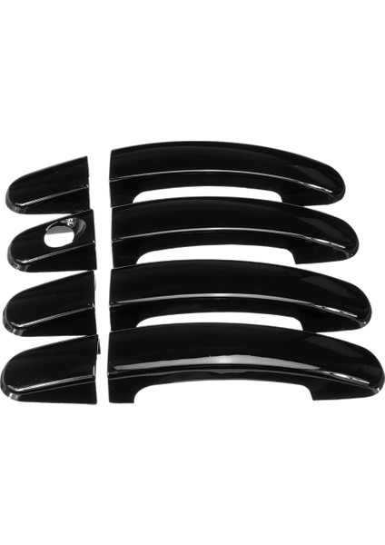 Ford Focus Için 8 Adet/takım Abs Parlak Siyah 4 Kapı Kolu Kılıfı (Yurt Dışından)