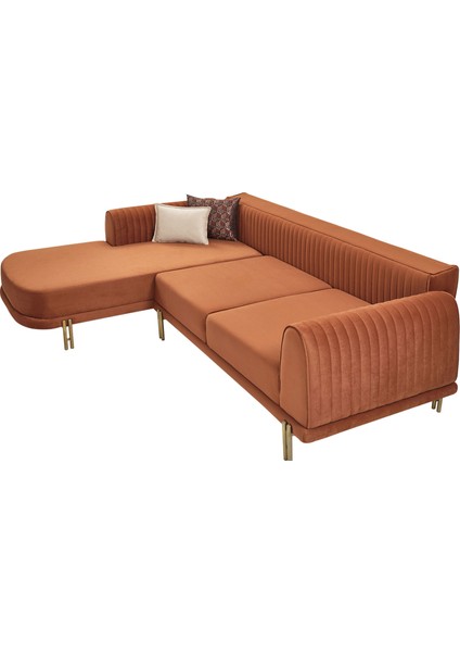 Luna Sol Köşe Koltuk Kiremit fırsatları