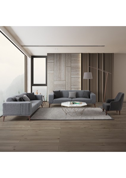 Regnar 3+3+1 Koltuk Takımı Gri fiyatları