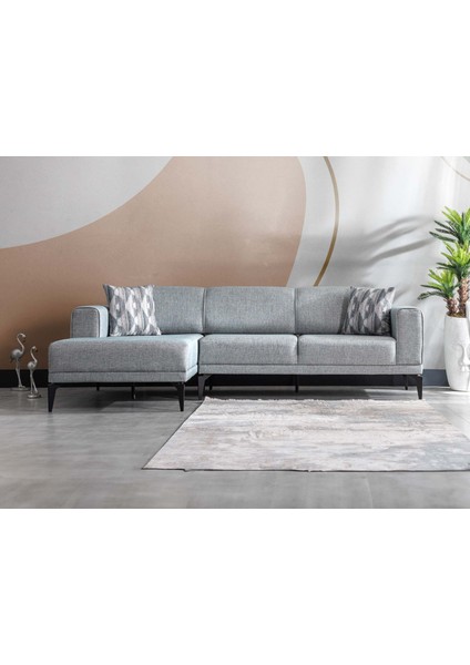 Trend Sol Köşe Koltuk Açık Mavi