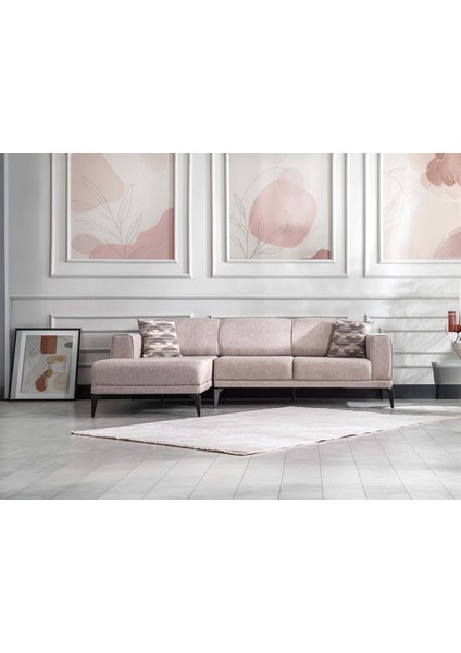 Trend Sol Köşe Koltuk Krem Atlantis