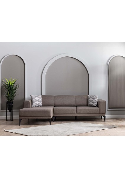 Trend Sol Köşe Koltuk Vizon