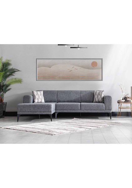 Trend Sol Köşe Koltuk Gri