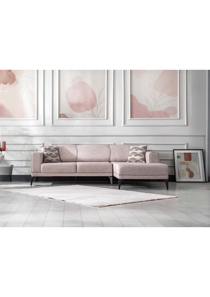 Trend Sağ Köşe Koltuk Krem Atlantis