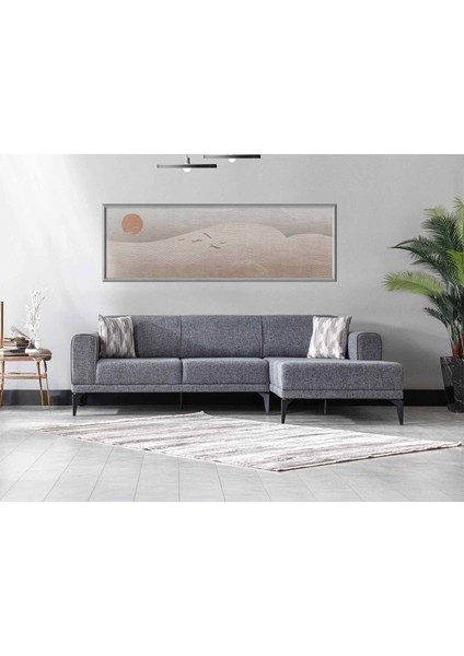Trend Sağ Köşe Koltuk Gri