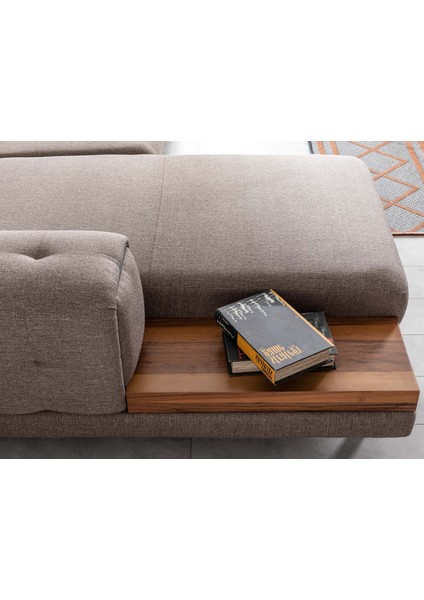 Viola Sol Köşe Koltuk Kahverengi fırsatları