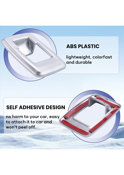 Araba Abs Krom Arka Kapı Anahtarı Düğmesi Kapağı Döşemesi (Yurt Dışından) indirimleri