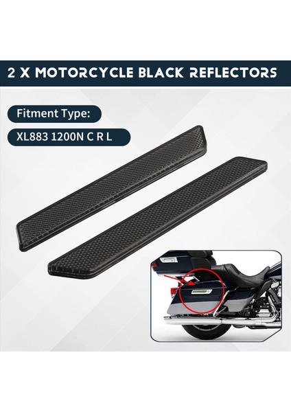 Street Glide Electra Glide Road Için Reflektörler (Siyah) (Yurt Dışından) fırsatları