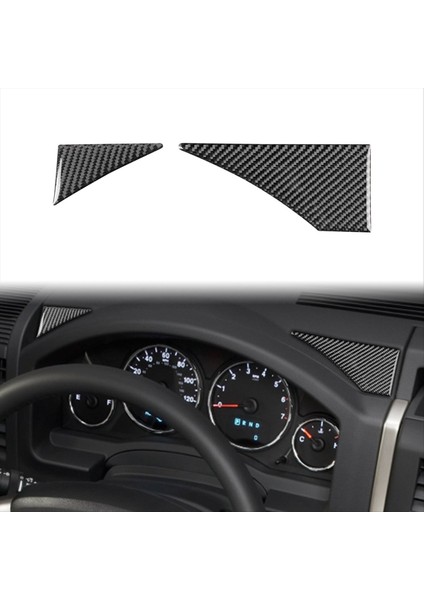 Jeep Liberty 2008-2012 Araç Gösterge Paneli Kaplaması Için Karbon Fiber (Yurt Dışından) indirimleri