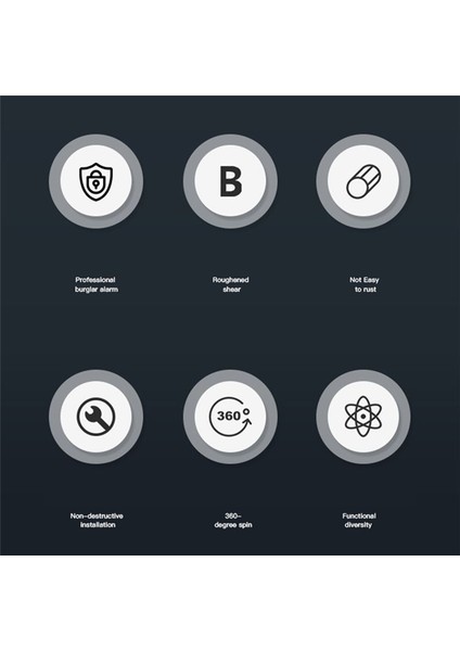 Motosiklet Kask Kilidi Dayanıklı Su Geçirmez Taşınabilir Hırsızlık Önleyici (Yurt Dışından)