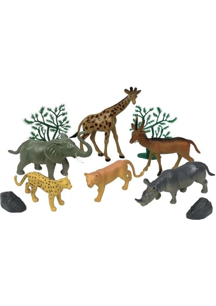 7141,7142,7143 Poşette 10 Parça Hayvan Seti
