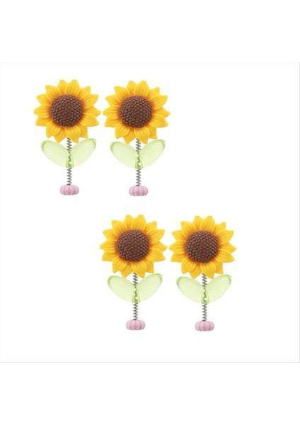 Adet Araba Gösterge Paneli Ayçiçeği Süsü Baş Sallayan Dans Eden Ayçiçeği (Yurt Dışından)
