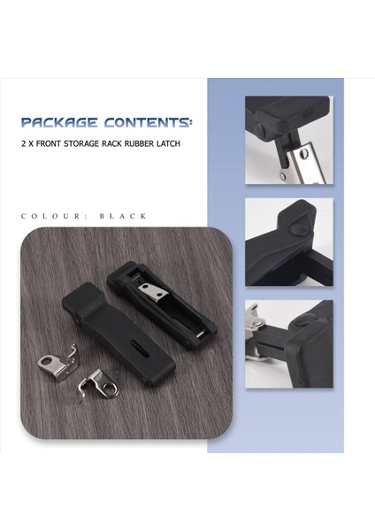 Polaris Sportsman 500 550 Için 4 Inçlik Ön Depolama Rafı Mandalı (2'li Paket) (Yurt Dışından) indirimleri