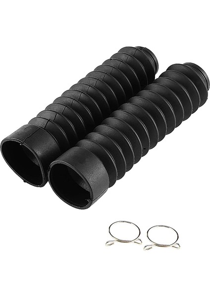 Ön Çatal Kılıfı, Kauçuk Motosiklet Ön Çatal Kılıfı (Siyah) (Yurt Dışından)