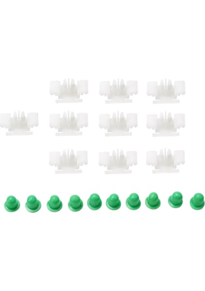 10 Adet Klips Yan Kalıp Şeridi Kapı Dış Klipsi (Yurt Dışından)