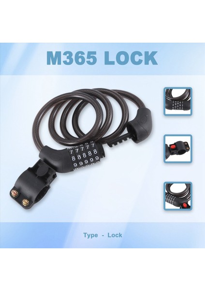 Ninebot Max G30 ve Xiaomi M365 Için Hırsızlığa Karşı Taşınabilir Kod Kilidi (Yurt Dışından) indirimleri