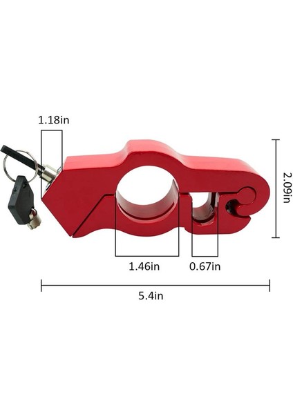 Motosiklet, Bisiklet, Atv, Scooter Için 2 Anahtarlı Hırsızlığa Karşı Kilit (Yurt Dışından) fiyatları