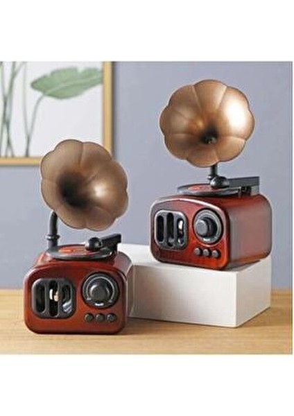 Gramofon Müzik Kutusu Nostaljik Tasarım Plastik Malzeme ile Şık 1 Adet fırsatları