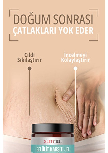 Sıklaştırıcı Selülit Jeli Tüm Cilt Tipleri İçin 250 ml Etkili Anti-Cellulite Formül indirimleri