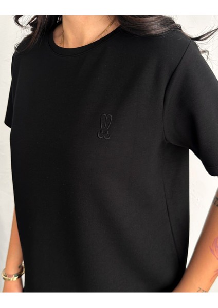 Kadın Modal Kumaş Bisiklet Yaka Tshirt Eşofman Takımı fırsatları