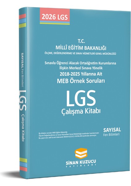 SİNAN-KUZUCU-MEB-ÖRNEK-SORULARI-LGS-ÇALIŞMA-KİTABI-2026-FEN-BİLİMLERİ