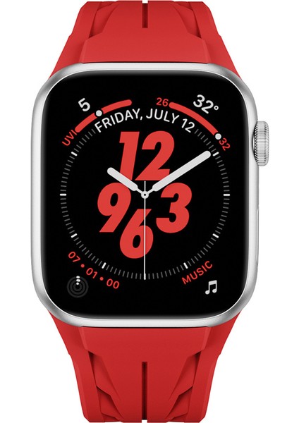 Apple Watch 10 46MM Silmet Band 127 Metal Tokalı Silikon Kordon fiyatları