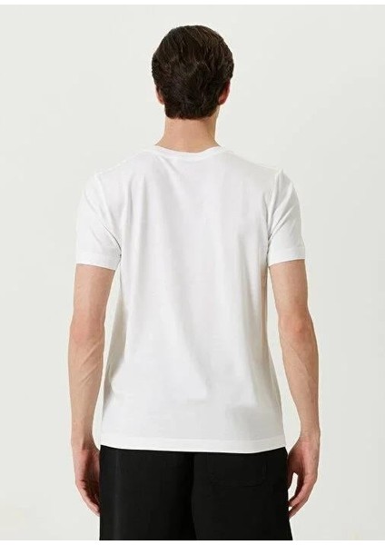 Unisex Basic Bisiklet Yaka Regular T-Shirt - Beyaz fiyatları