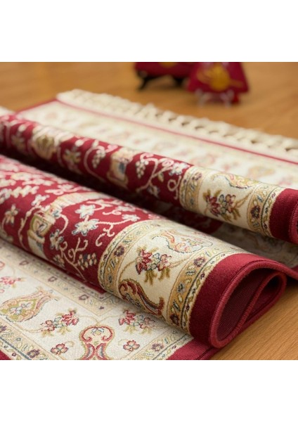 Mihraplı Ağaç Hayatı Desenli Ipek Seccade Bordo fırsatları