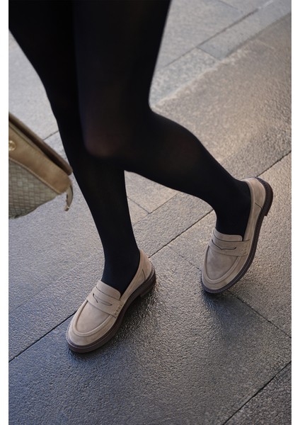 Kadın Loafer Makosen Günlük Ayakkabı Andel Vizon fiyatları