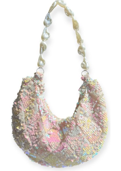 Inci Saplı Renkli Pullu Kol Çanta fiyatları