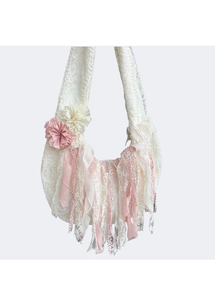 Dantelli Güpürlü Tasarım Çanta fiyatları