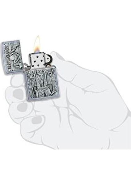 207 Saloon Skull Emblem Çakmak fırsatları