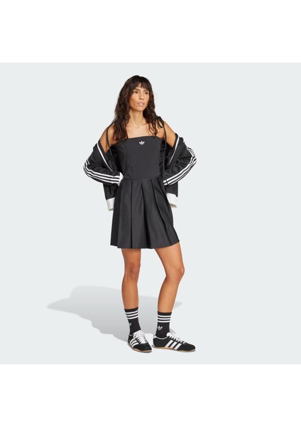 Ribbon Pleated Mini Kadın Elbise modelleri